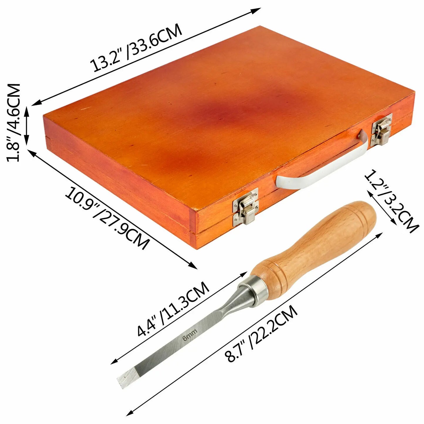 SucceBuy Wood Carving Chisel Set for Lathe and Woodworking Tools