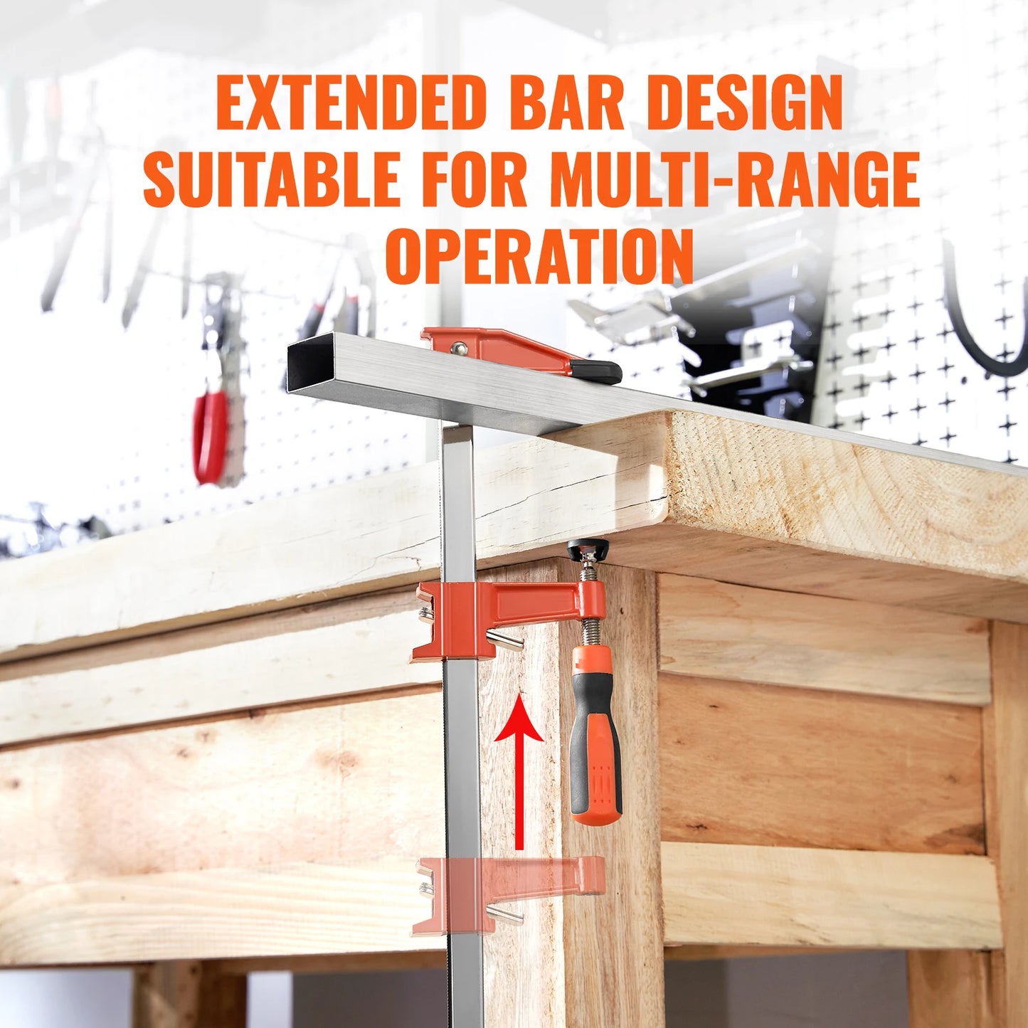 Succebuy 2-Pack Woodworking F Clamps With Heavy Load Capacity