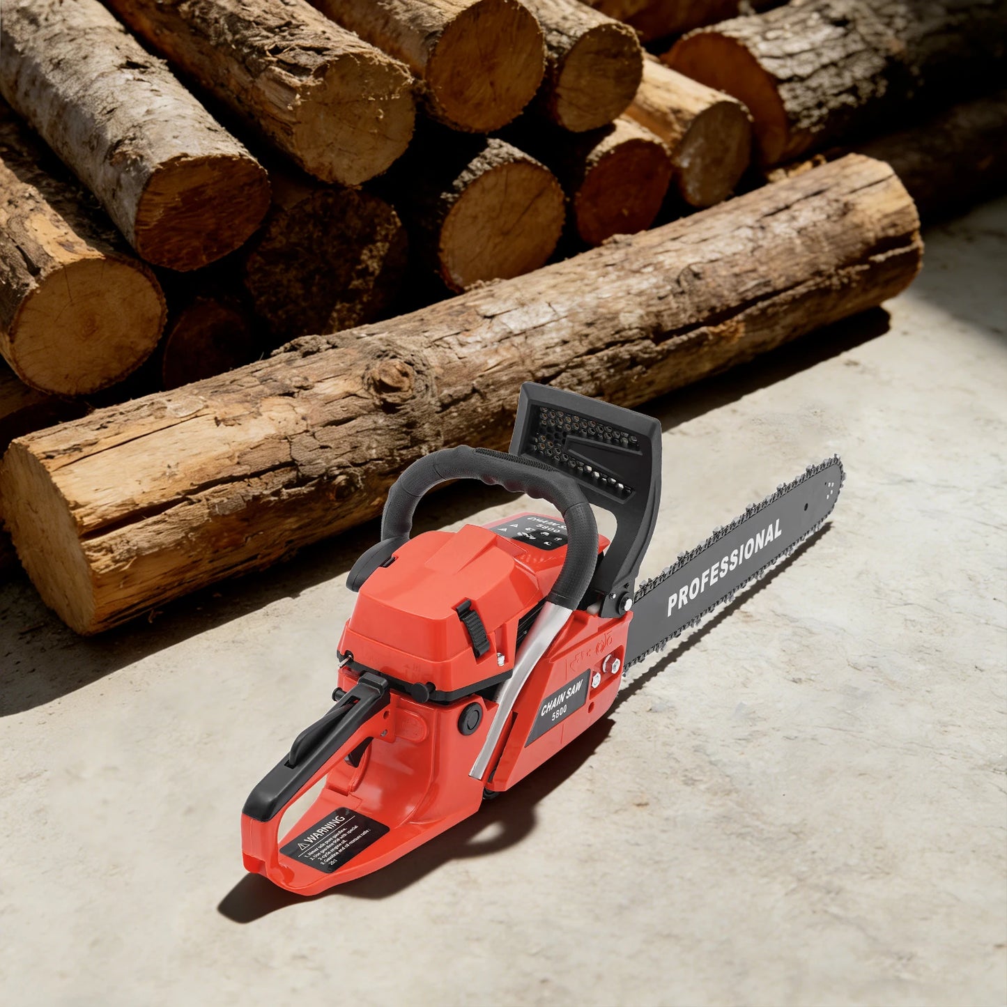 Two Stroke Gas Chainsaw For Wood Cutting And Pruning