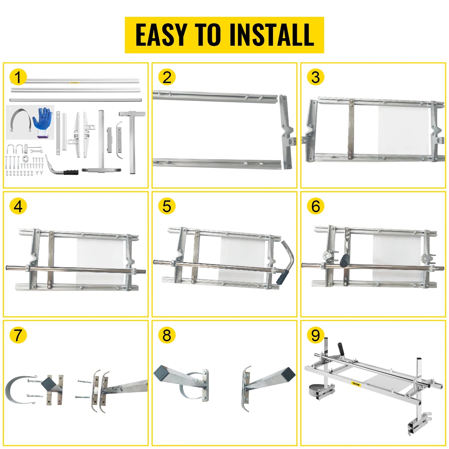 Chainsaw Mill For Planking And Milling Portable Aluminum Steel Bar