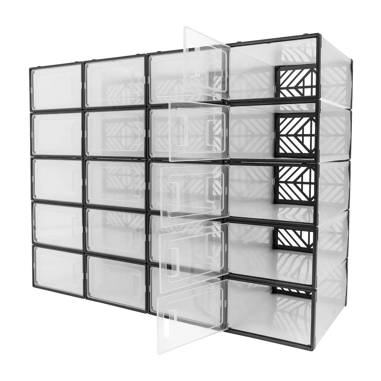 Transparent Shoe Storage Box Organizer Moisture Proof