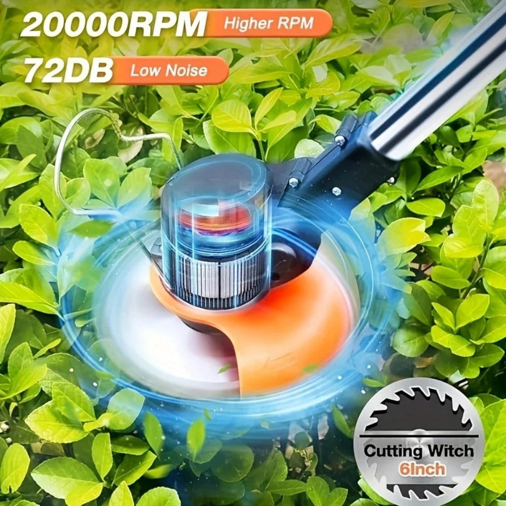 Cordless Lawn Trimmer Edger Mower Brush Cutter For Garden