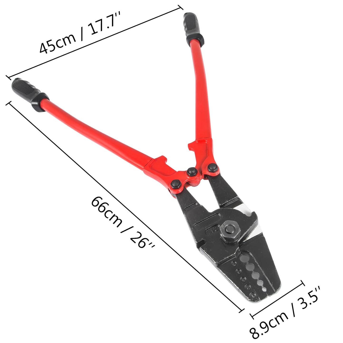 SucceBuy Wire Rope Swager Crimper Tool With Insulated Handle