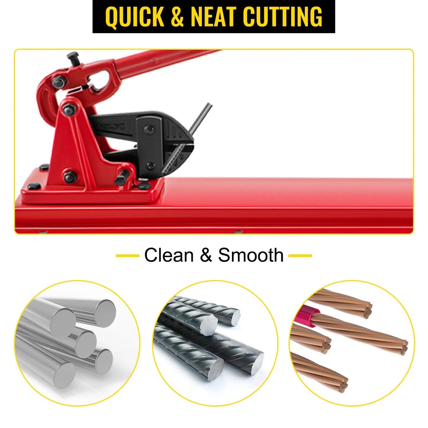 SucceBuy Cutting Bench Hand Swager Tool For Wire Rope Crimper