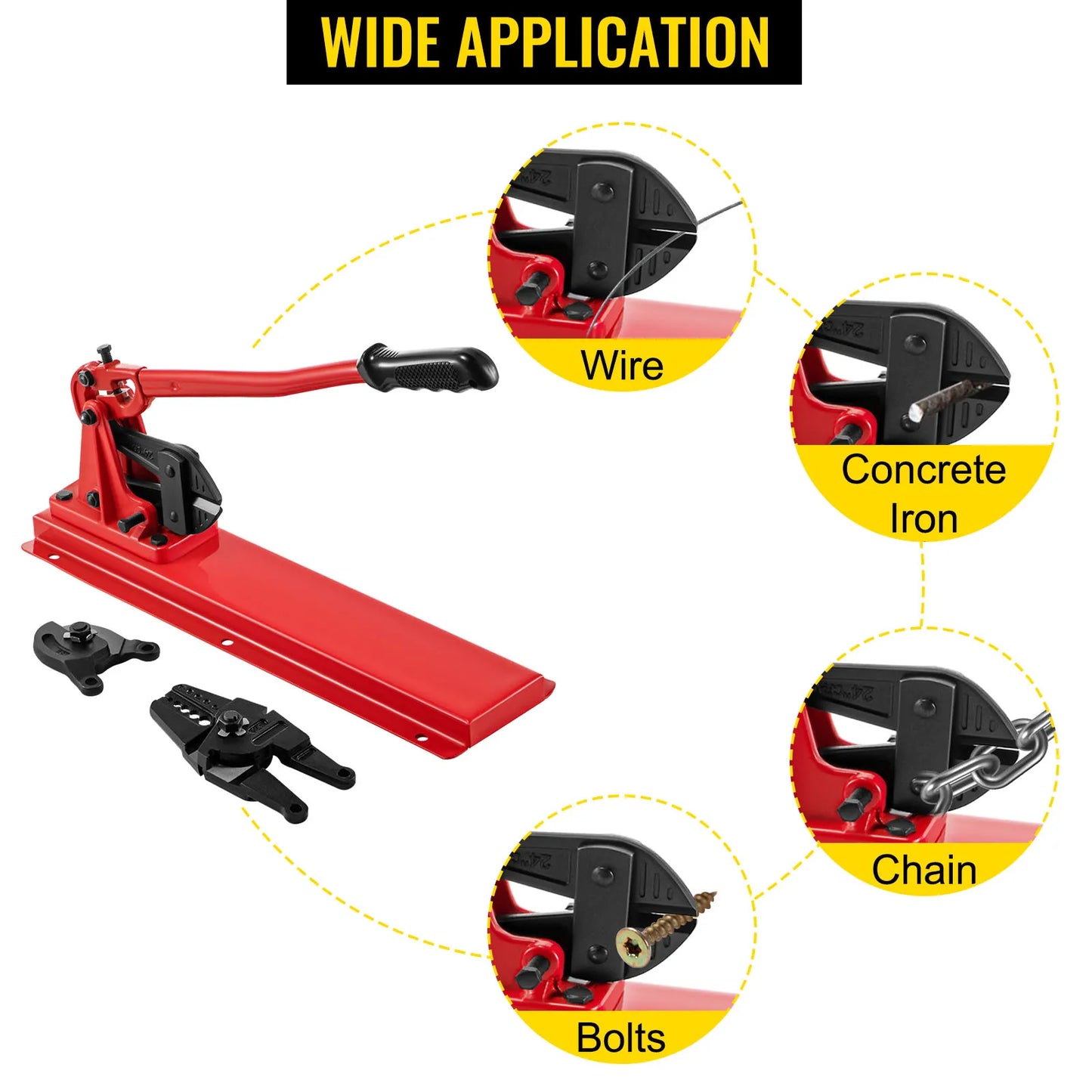 SucceBuy Cutting Bench Hand Swager Tool For Wire Rope Crimper