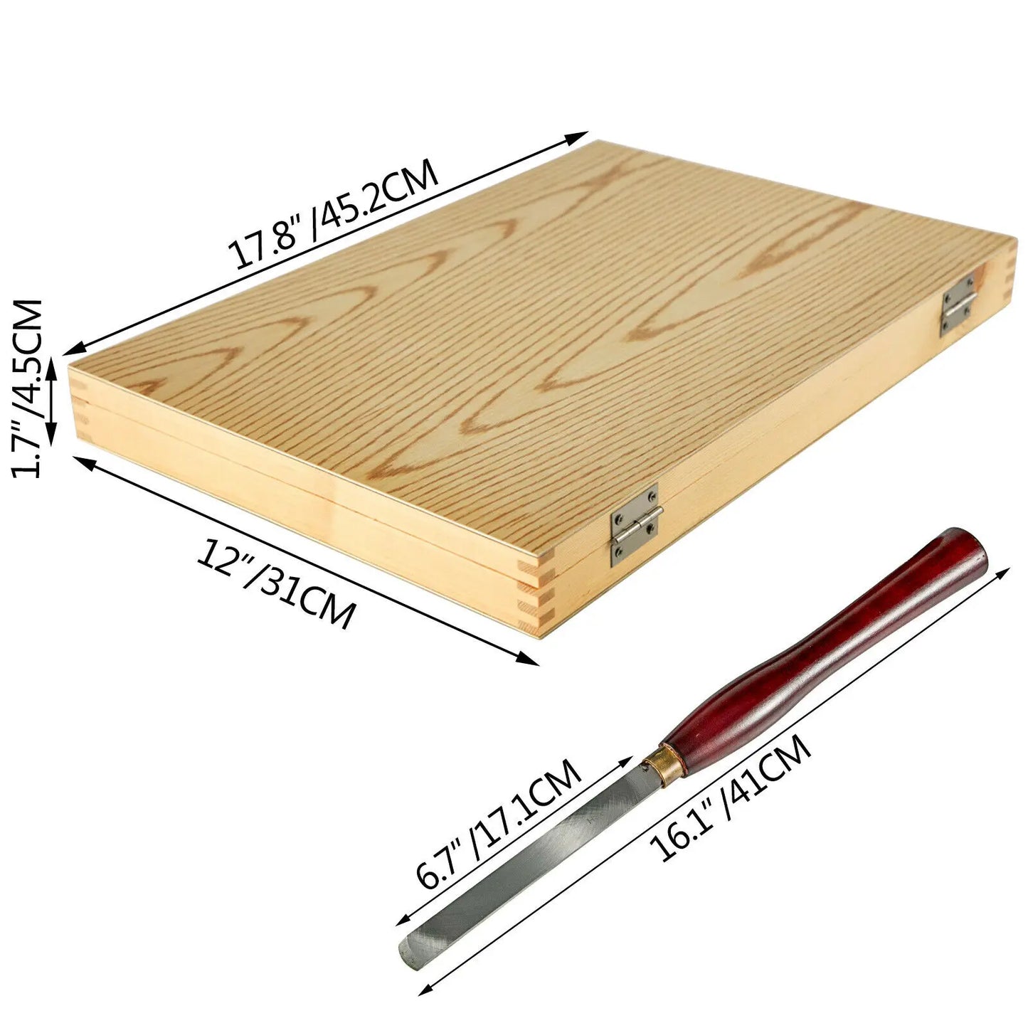 Succebuy Lathe Chisel Set For Wood Turning With Tool Box