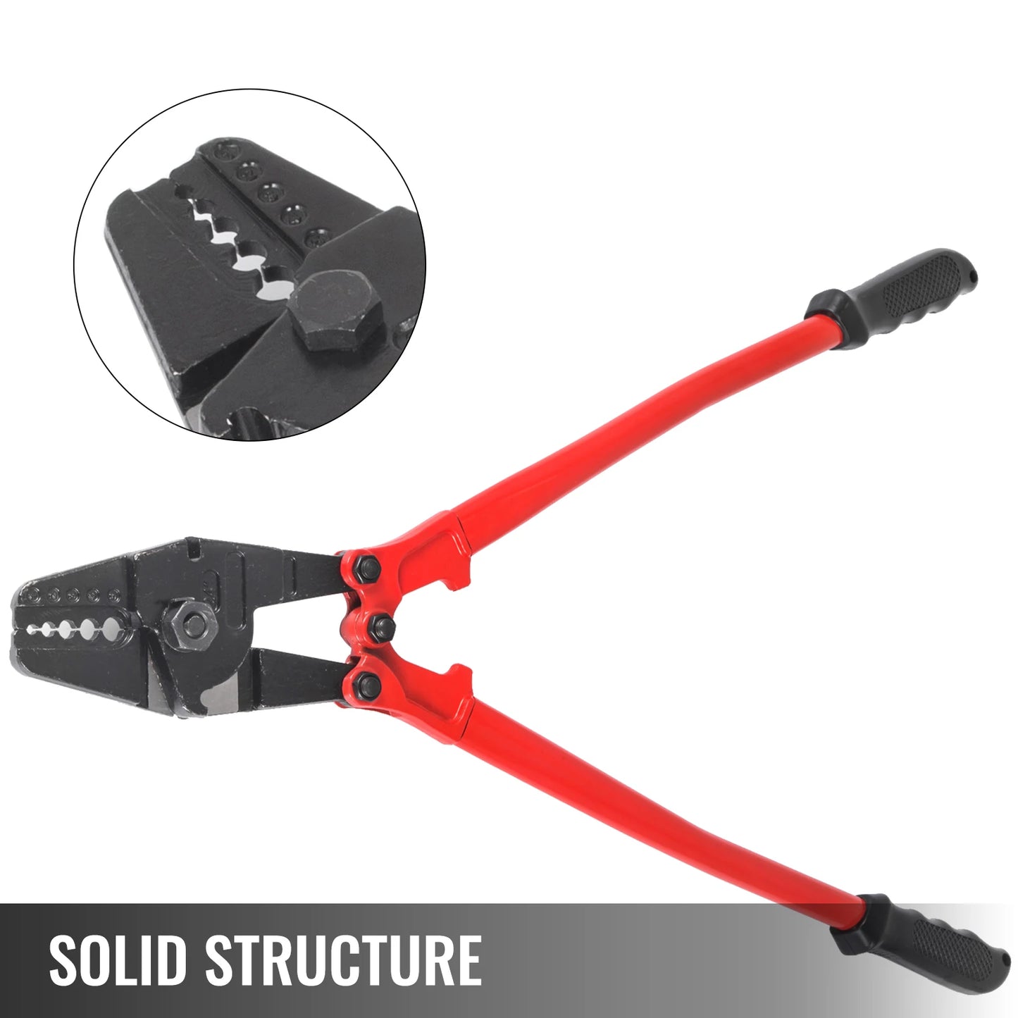 SucceBuy Wire Rope Swager Crimper Tool With Insulated Handle