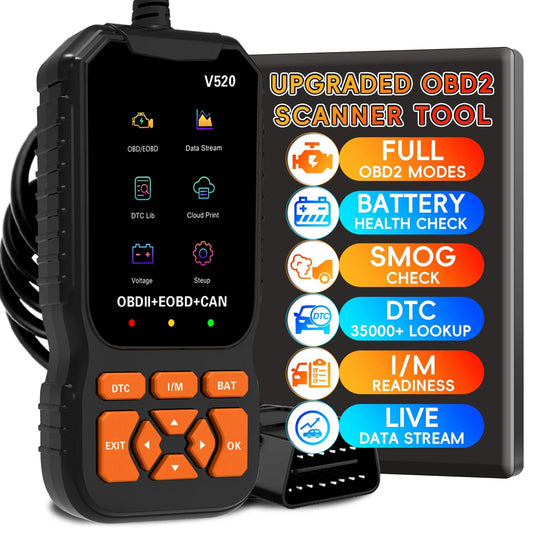 OBD2 Car Diagnostic Scanner Tool With Vehicle Fault Code Reader