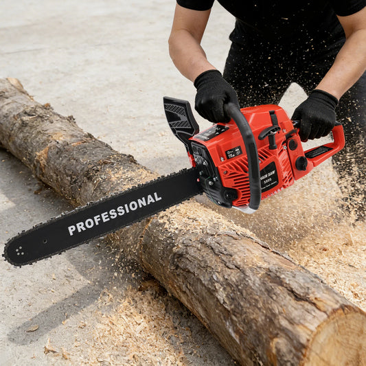 Two Stroke Gas Chainsaw For Wood Cutting And Pruning