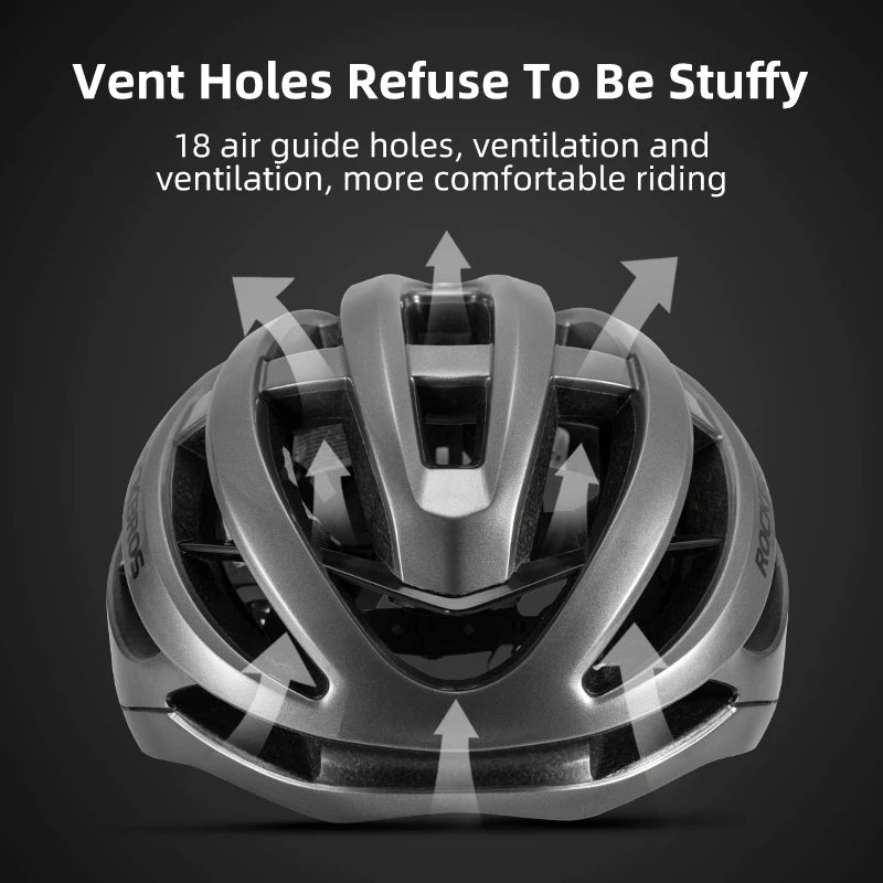 ROCKBROS Ultralight Breathable Road Bike Helmet Unisex Adjustable