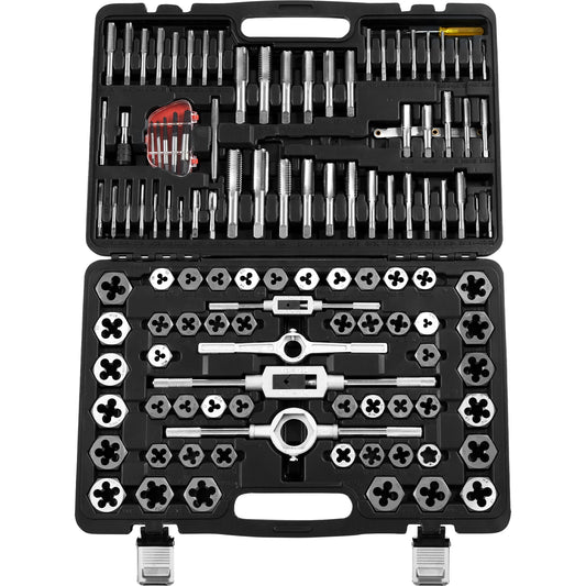 SucceBuy Bearing Tap And Die Set Metric SAE Taps Dies