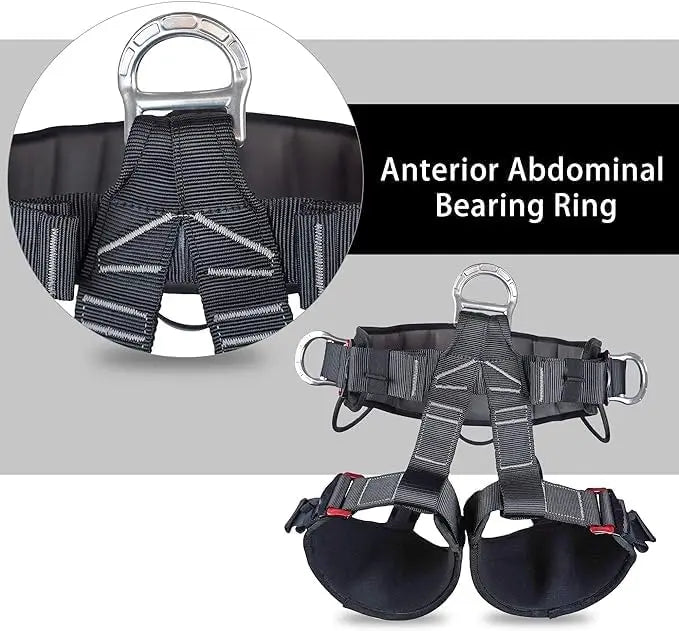 SOB Tree Climbing Harness With Adjustable Straps Half Body Safety