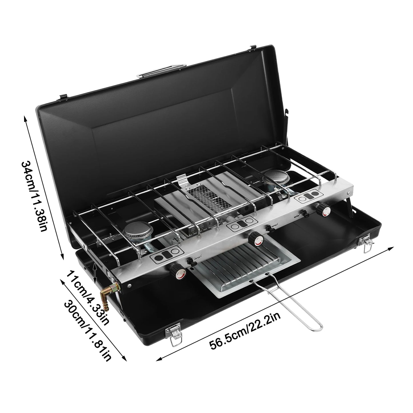 Portable 4.5kW Gas Camping Stove For Camping Grilling And Picnics
