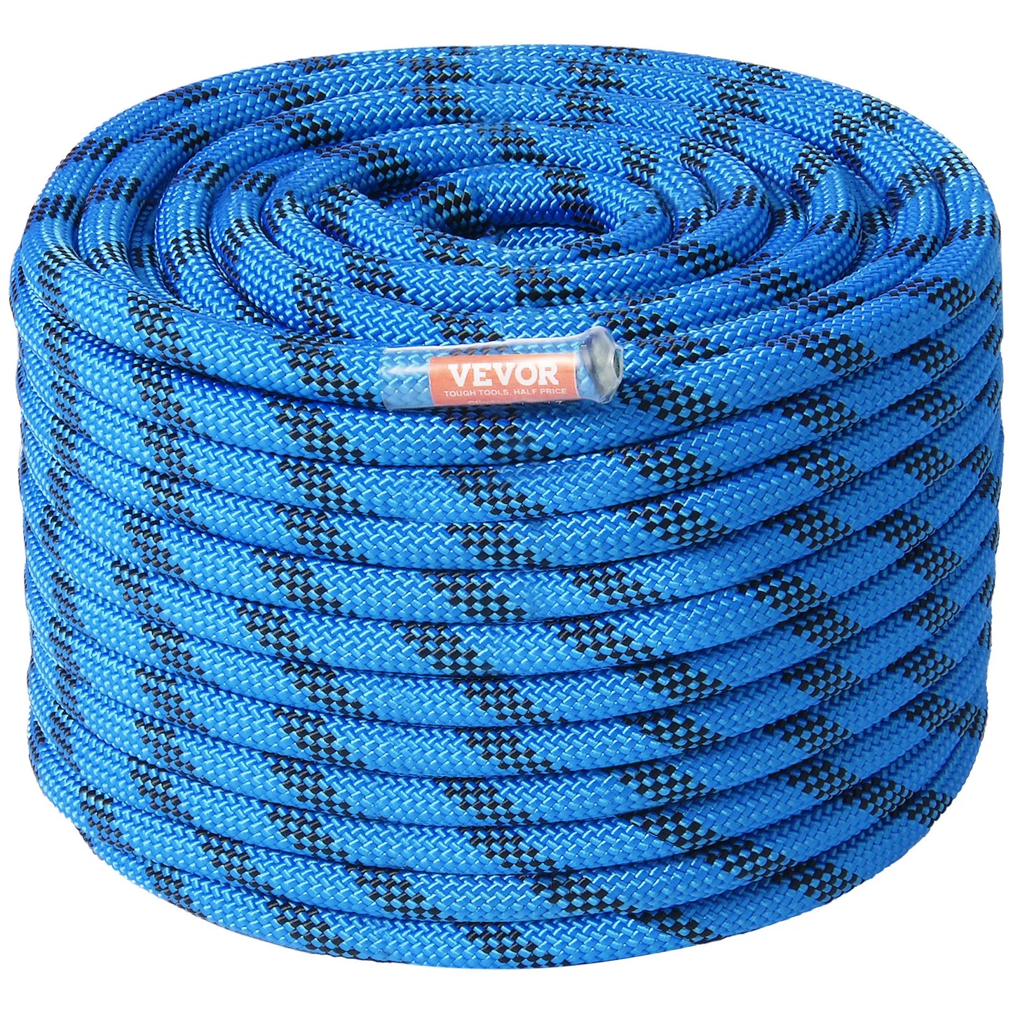 VEVOR Static Climbing Rope 32 KN With Steel Snap Hooks