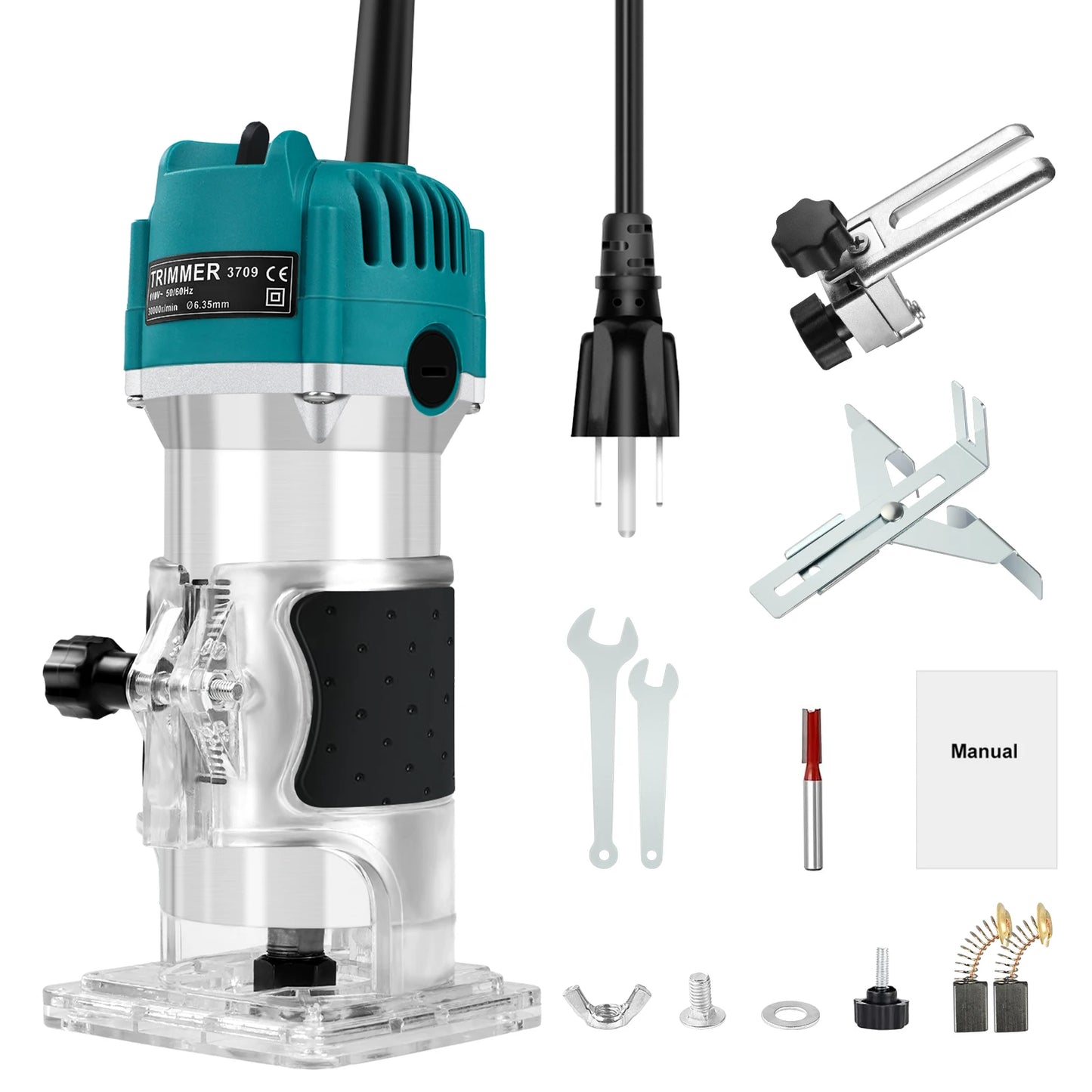 Electric Trimmer Wood Router Milling Engraving Slotting Machine 110V