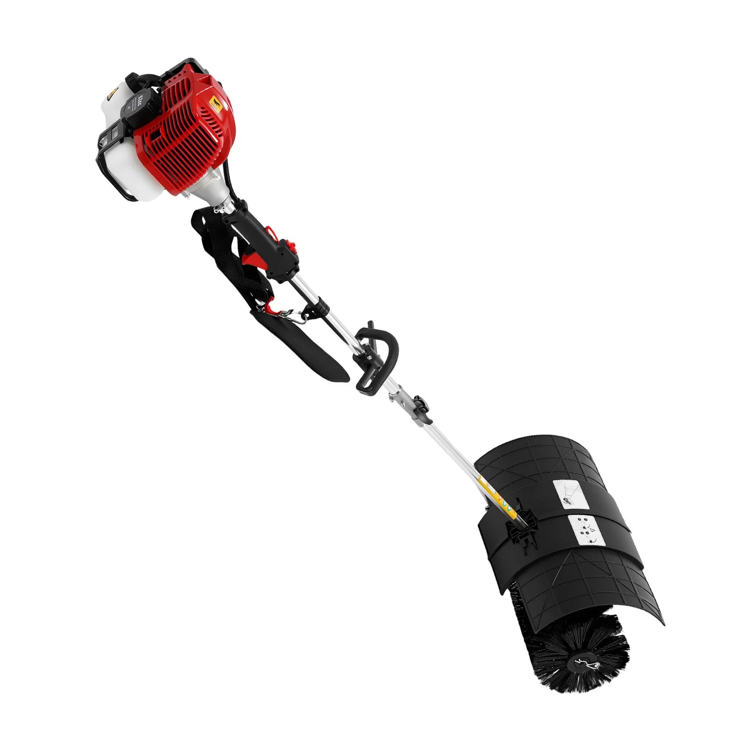 Gas Powered Walk Behind Sweeper for Driveways and Lawns