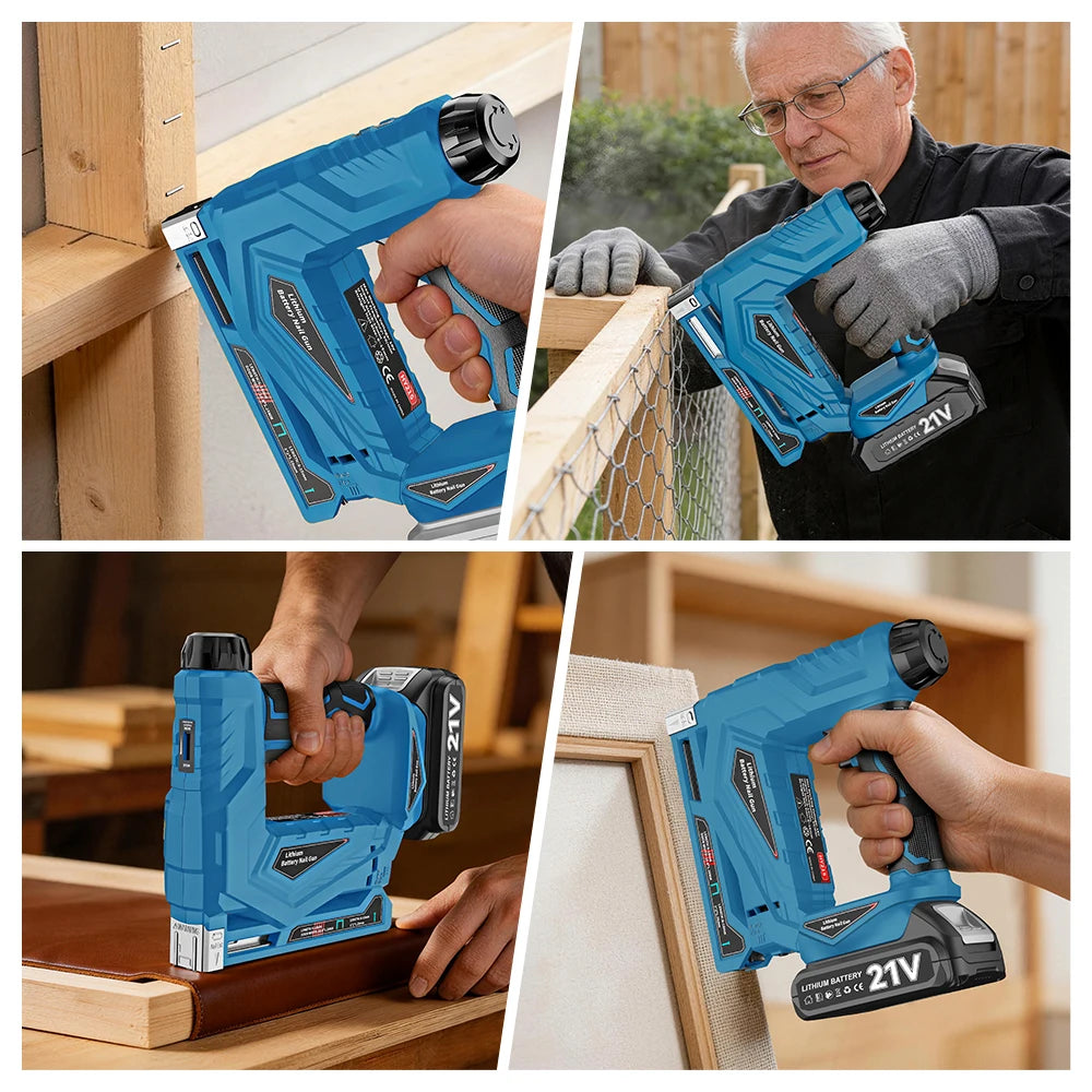 YEARTOP 2in1 Electric Nail Gun And Stapler For Makita 18V