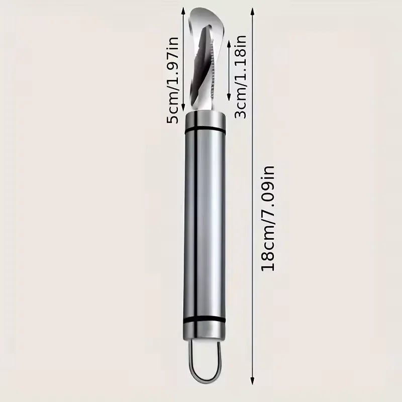 Stainless Steel Citrus Peeler With Handle For Easy Kitchen Use