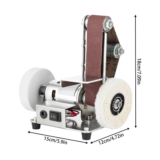 Mini Belt Sander 775 Motor With 20 Belts 7-Speed Adjustable