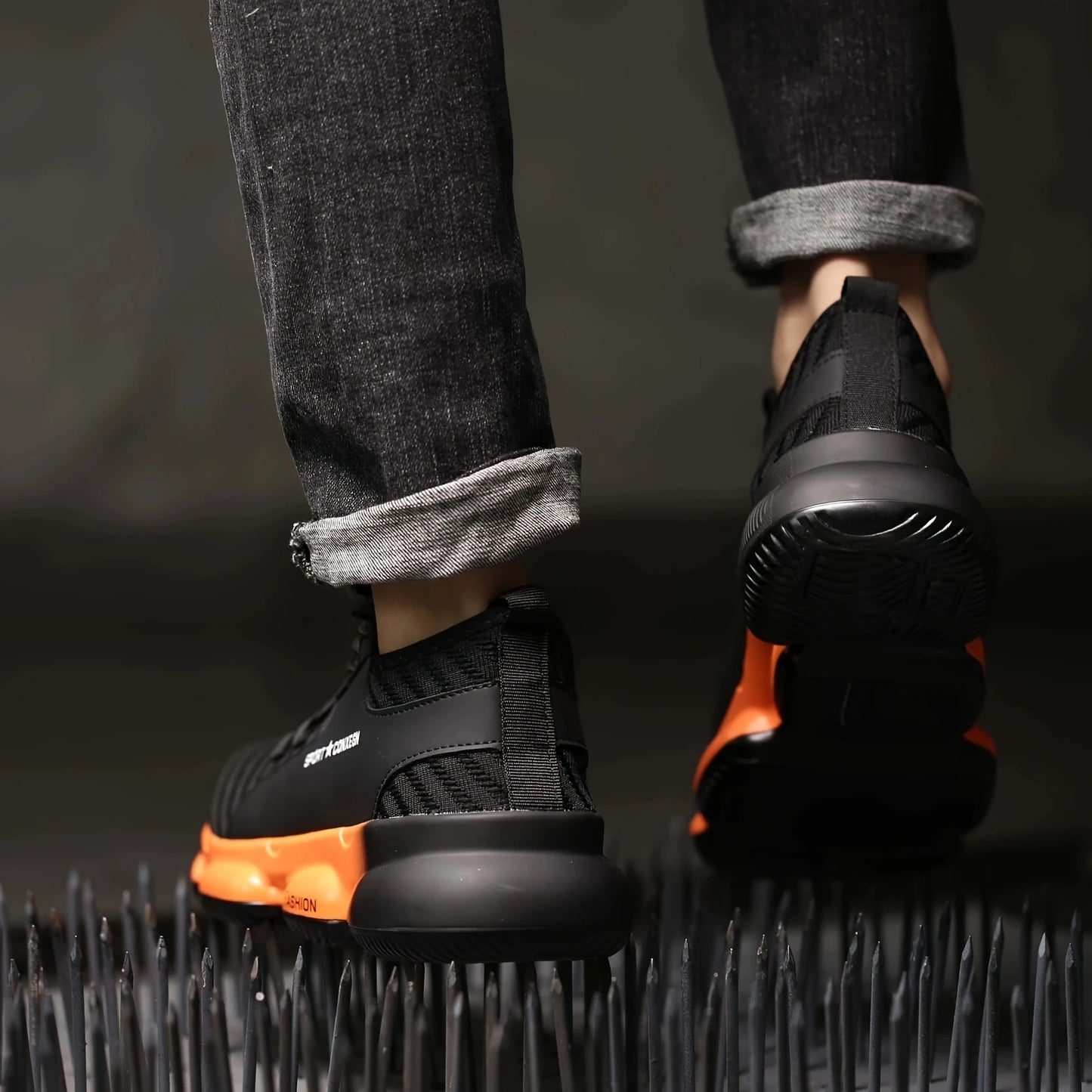 Breathable Anti-Puncture Safety Shoes For Men Comfortable And Durable
