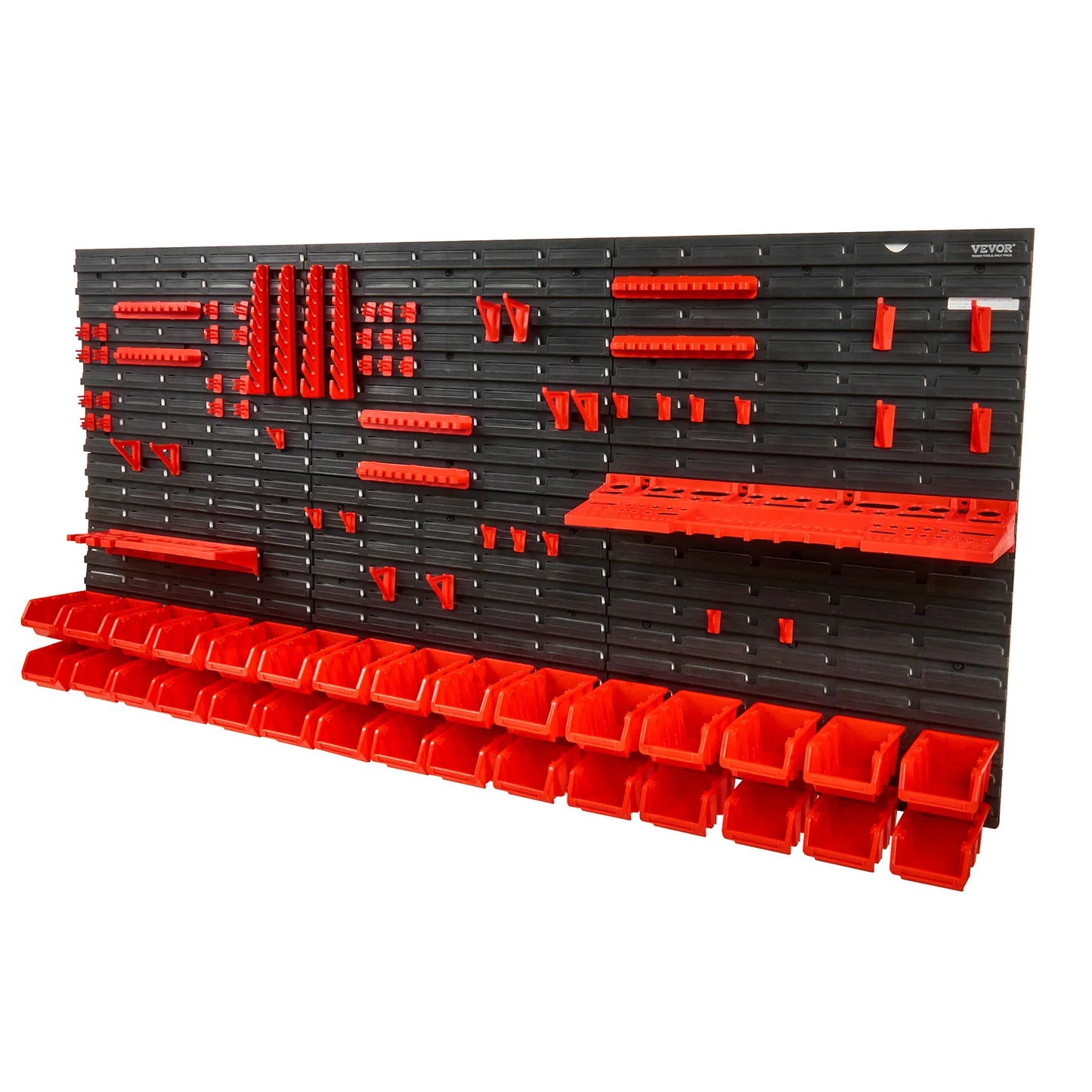 SucceBuy Wall Mounted Storage Bins Organizer For Garage And Home
