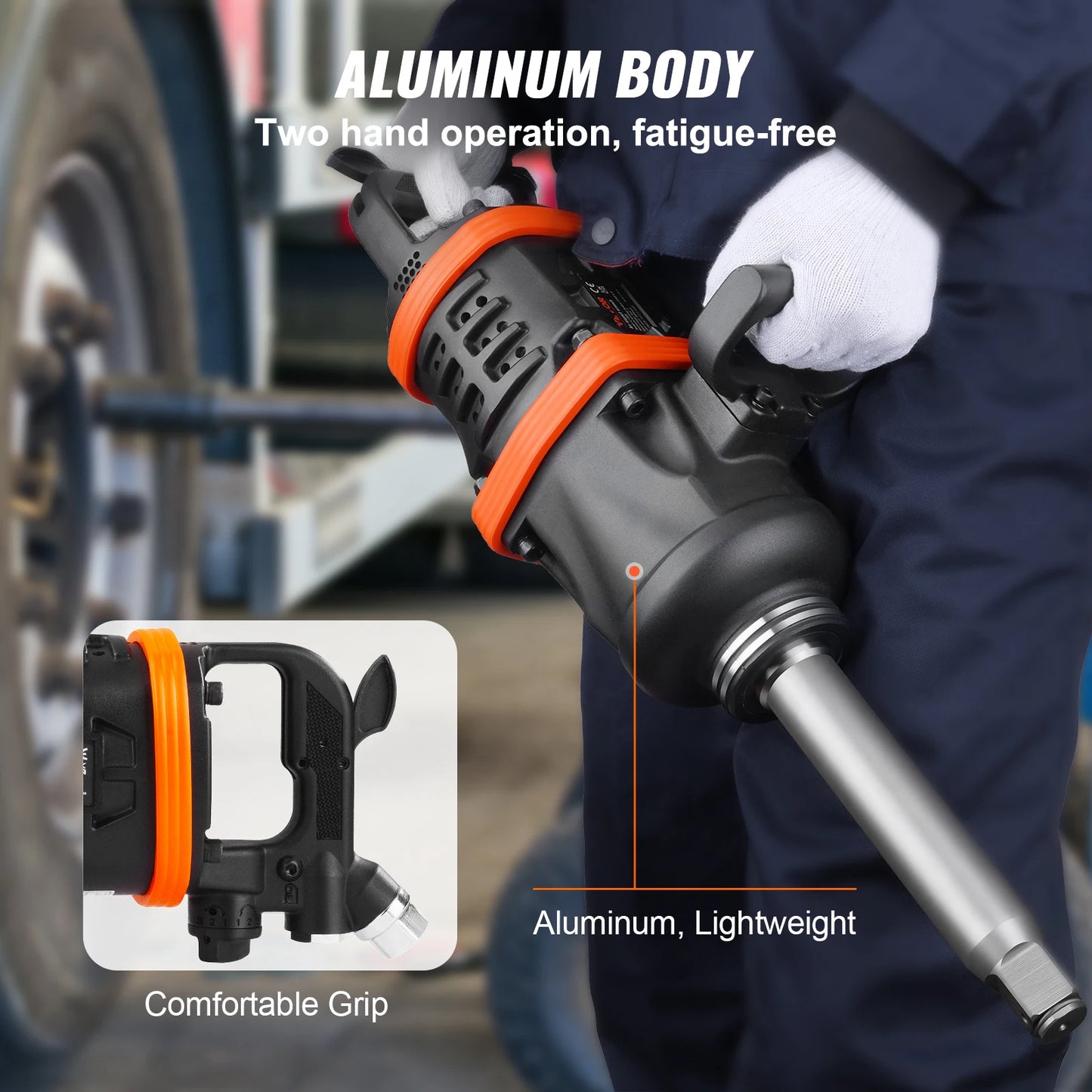 SucceBuy Air Impact Wrench 5175 Ft Lbs Pneumatic Tool