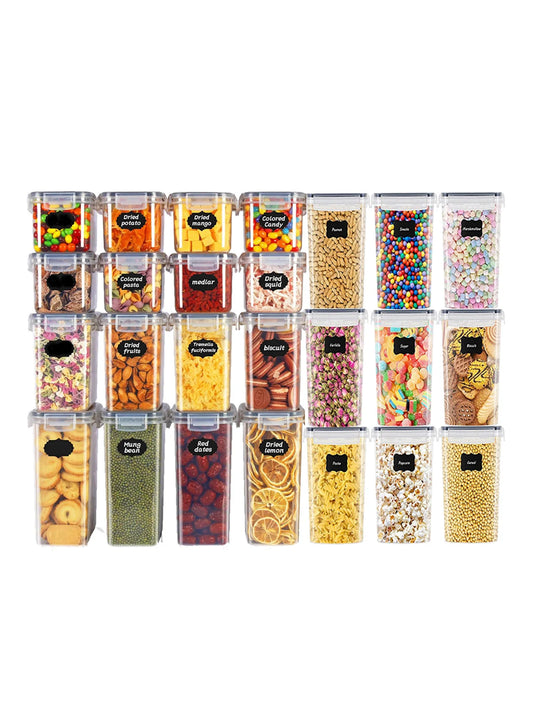 Sealed Food Storage Containers Set With Lids 48 Pieces