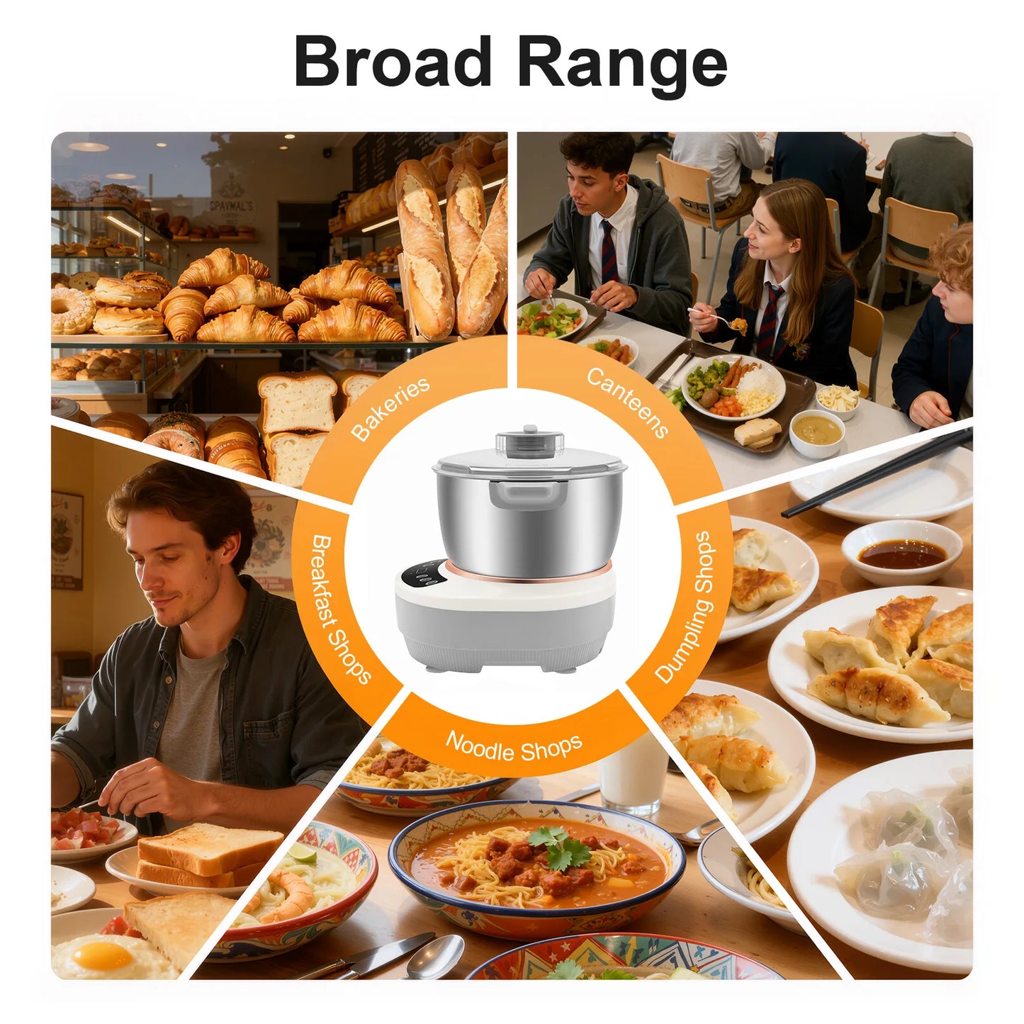 Electric Dough Mixer With Ferment Function For Pizza And Bread