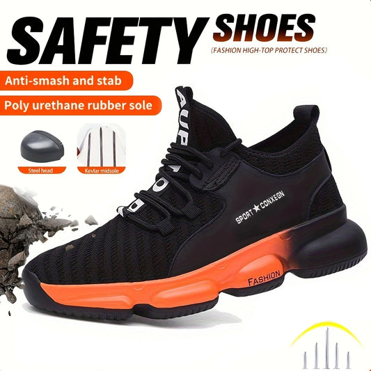 Breathable Anti-Puncture Safety Shoes For Men Comfortable And Durable