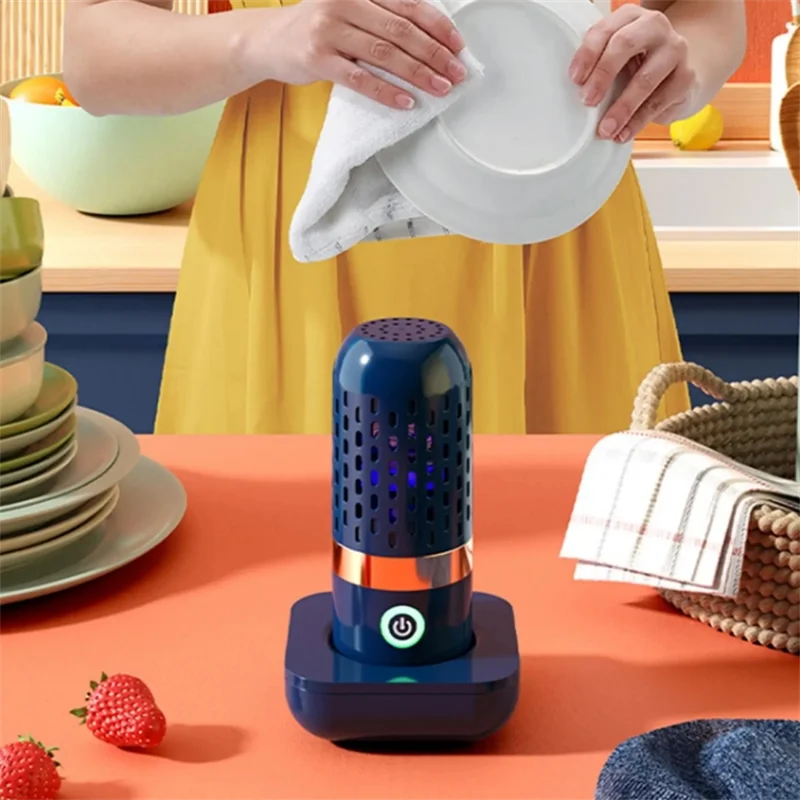 Wireless Portable Capsule Shape Fruit And Vegetable Washer