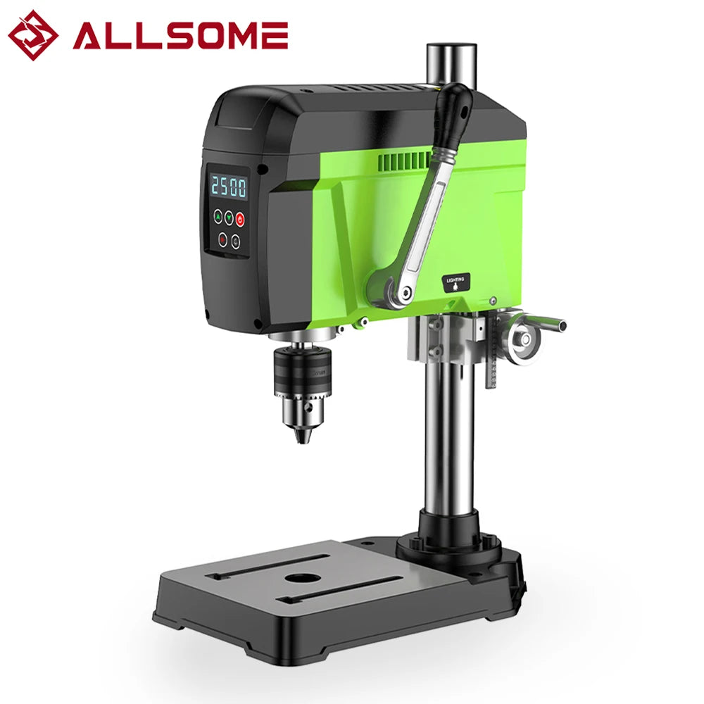 Allsome Mini Bench Drill Press Variable Speed Drill Chuck