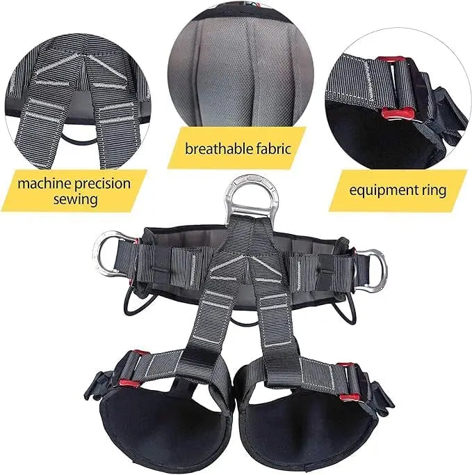SOB Tree Climbing Harness With Adjustable Straps Half Body Safety