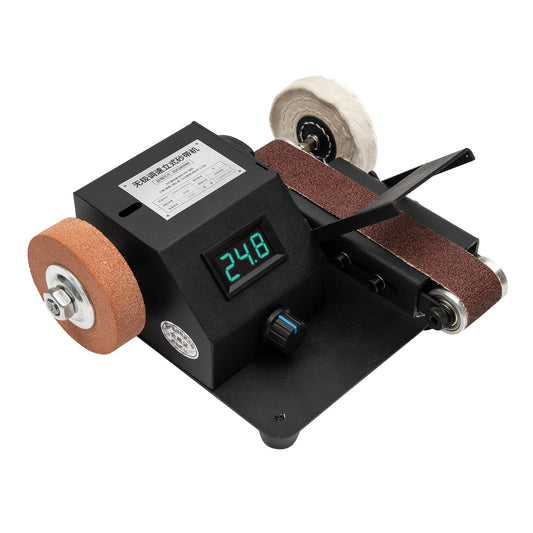 CNCEST 350W Mini Belt Sander for Knife Making and Sharpening