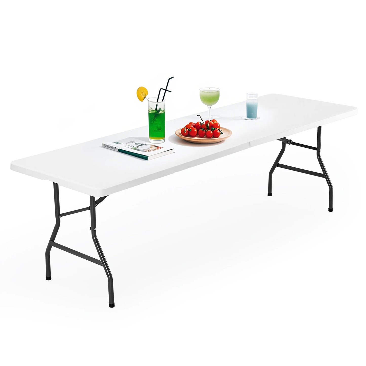JHK Portable Folding Camping Table Heavy Duty Foldable With Handle