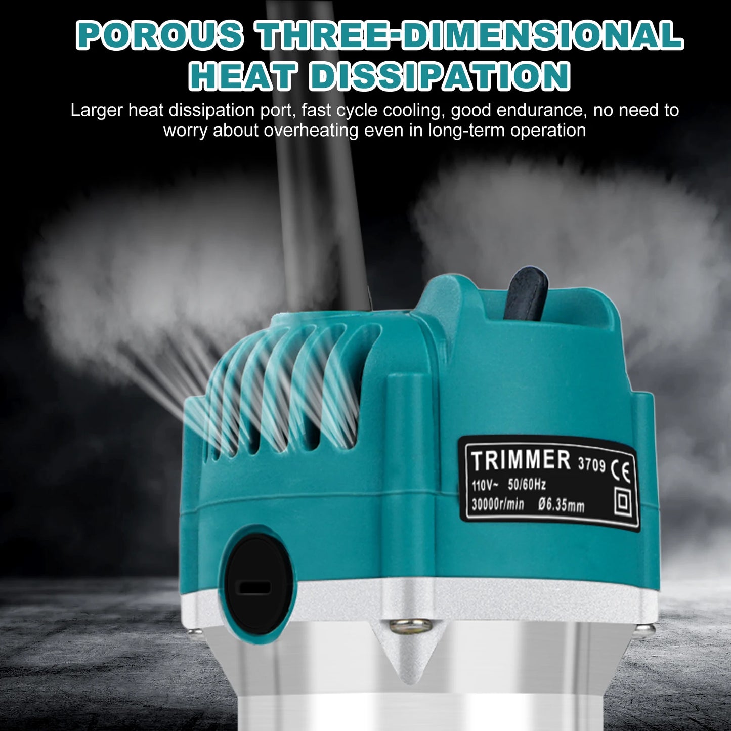 Electric Trimmer Wood Router for Woodworking Engraving 110V