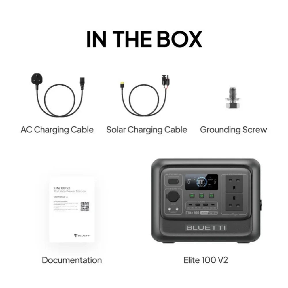 BLUETTI Elite V2 Portable Power Station For Camping Backup