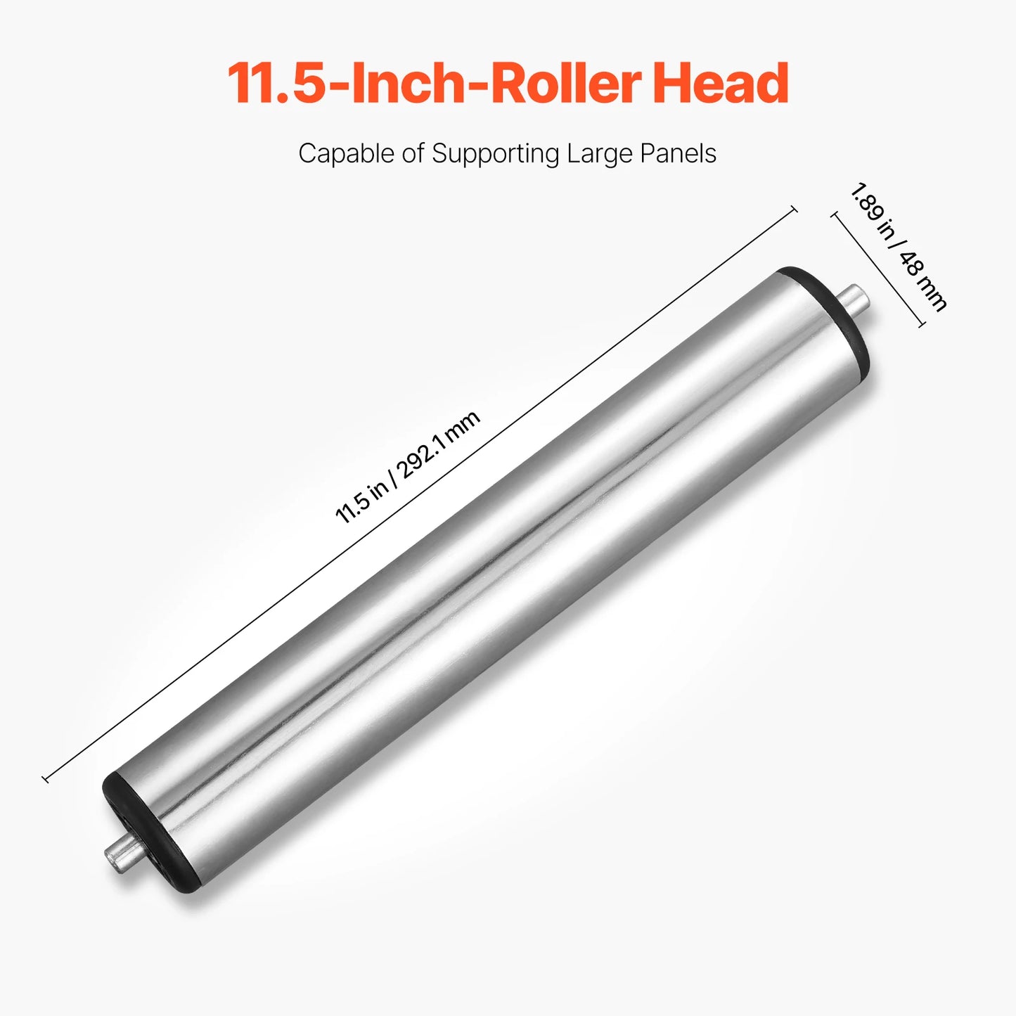 SucceBuy Adjustable Height Roller Stand With Eleven Point Five Inch Roller