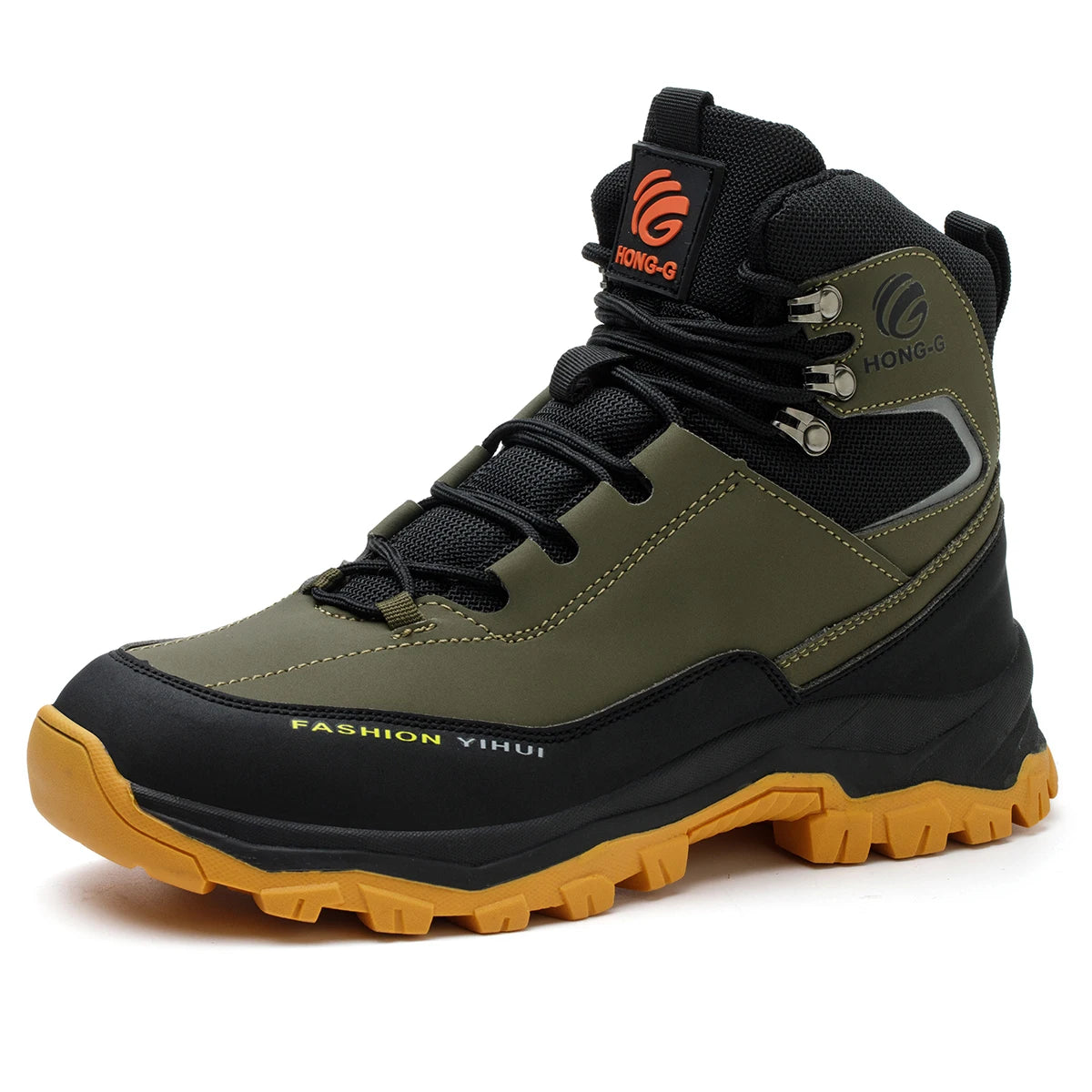 VEIGAR Men's Protective Work Safety Shoes With Steel Toe Cap
