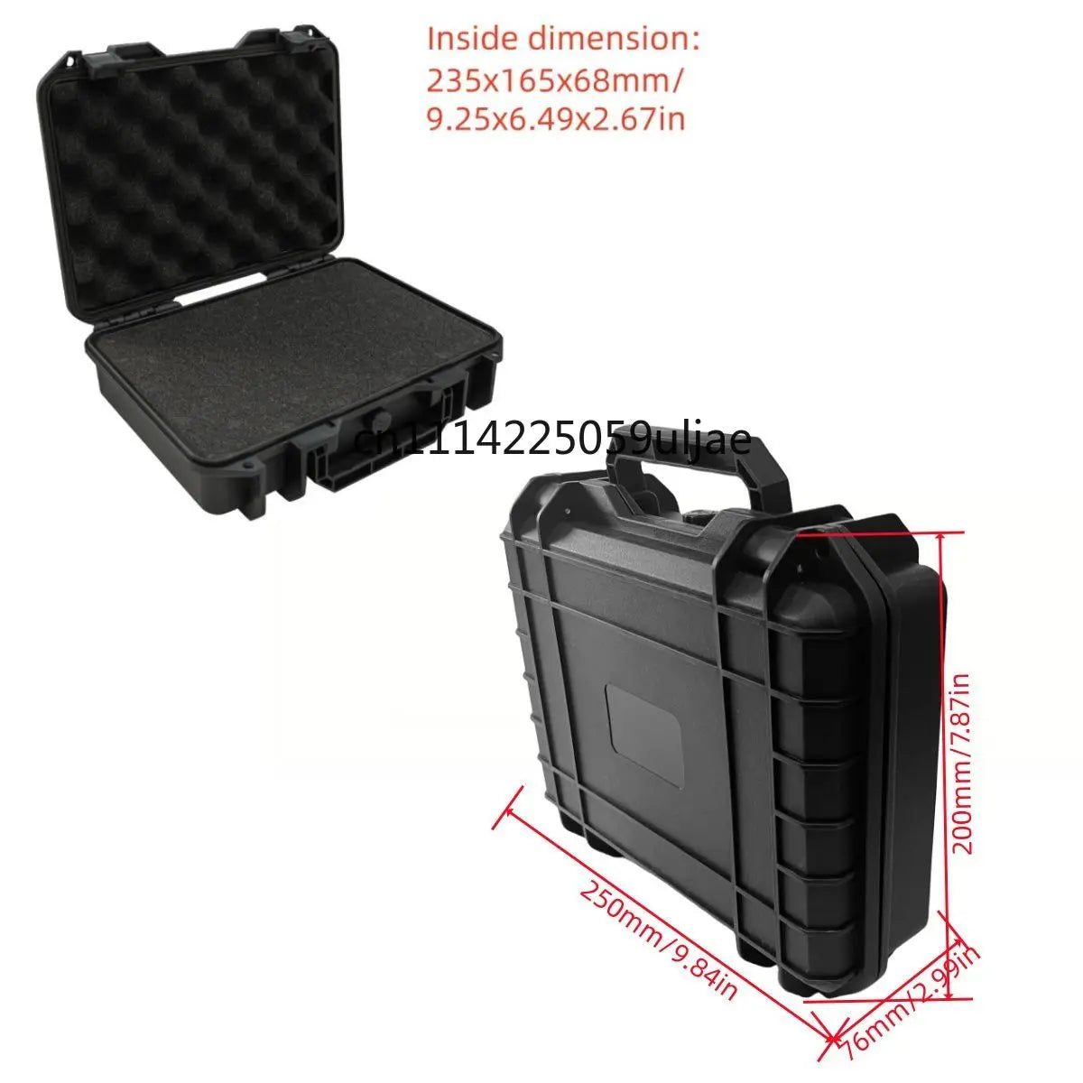 Waterproof Hard Box Industrial Storage Organizer Durable Plastic