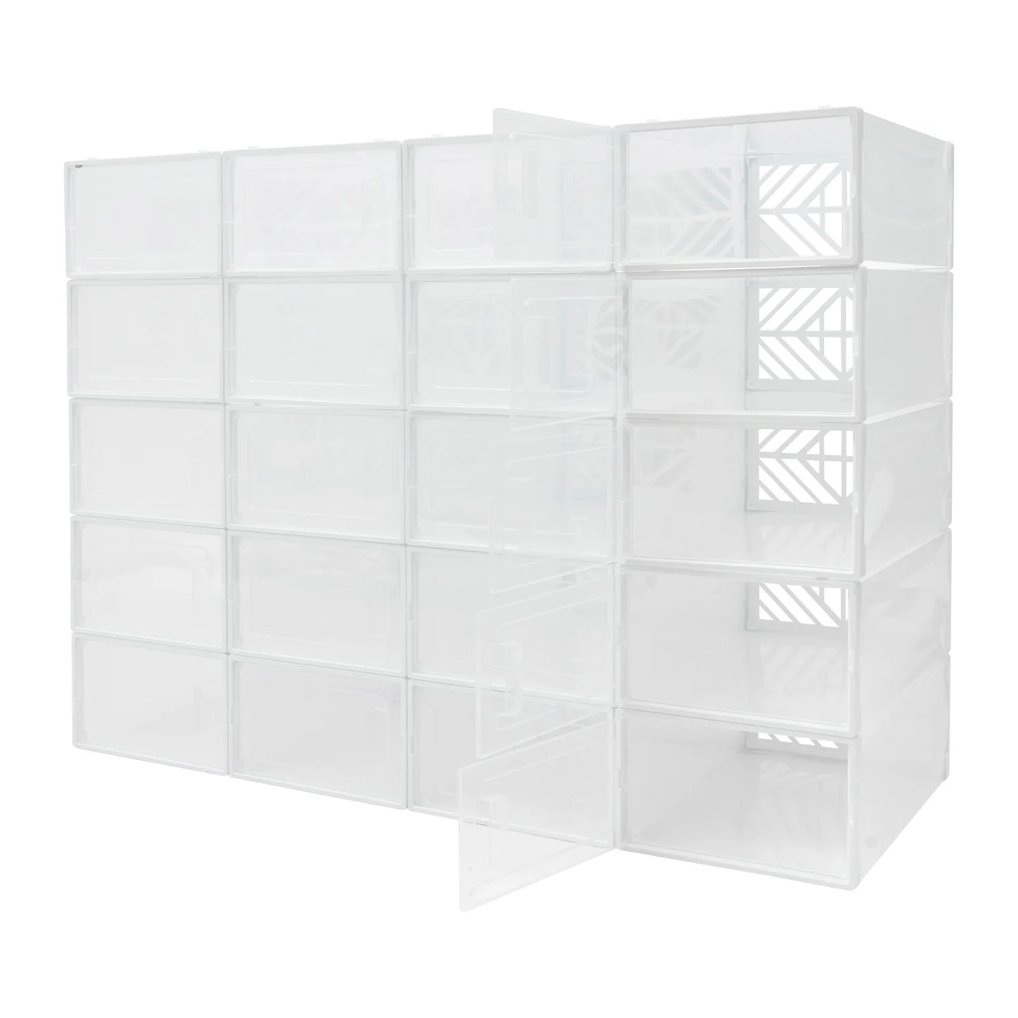 Transparent Shoe Storage Box Organizer Moisture Proof