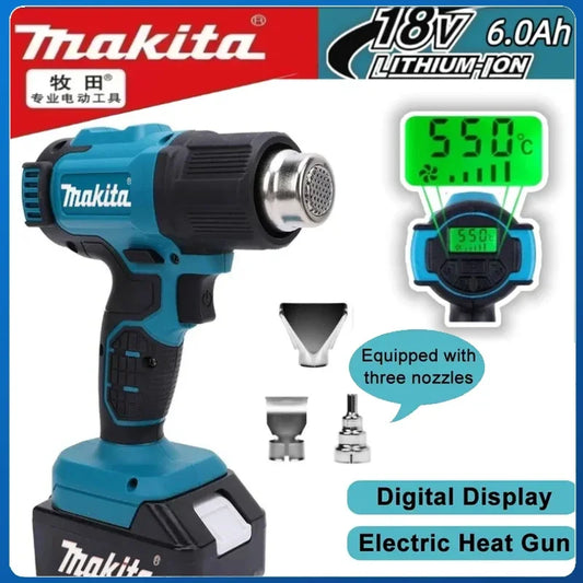Makita Cordless 18V Heat Gun Industrial Handheld Hot Air