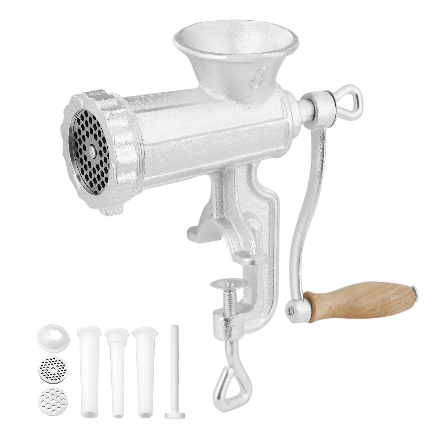 SucceBuy Manual Meat Grinder Cast Iron Clamp Sausage Maker