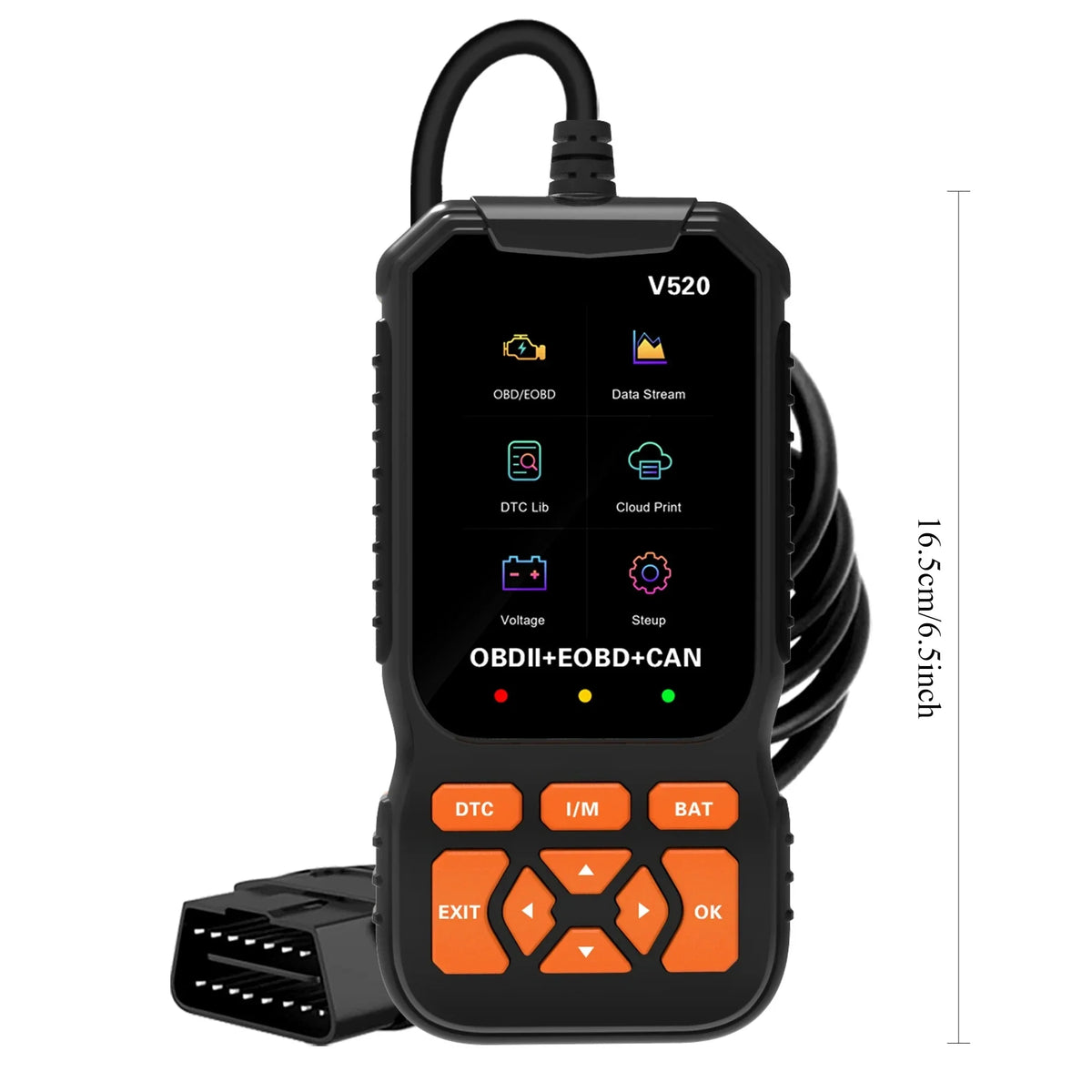 OBD2 Car Diagnostic Scanner Tool With Vehicle Fault Code Reader