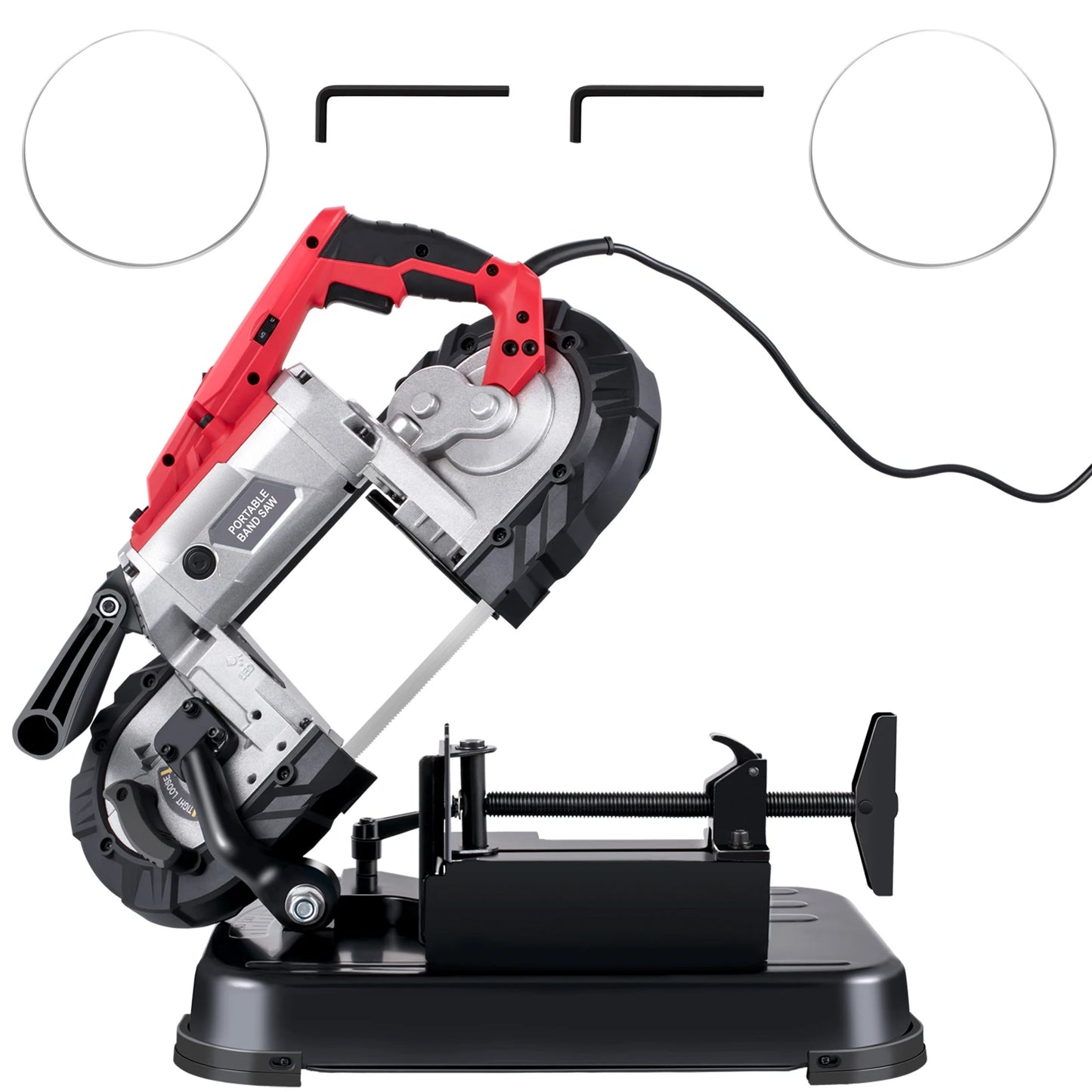 SucceBuy Portable Band Saw Cordless Variable Speed 10 Amp