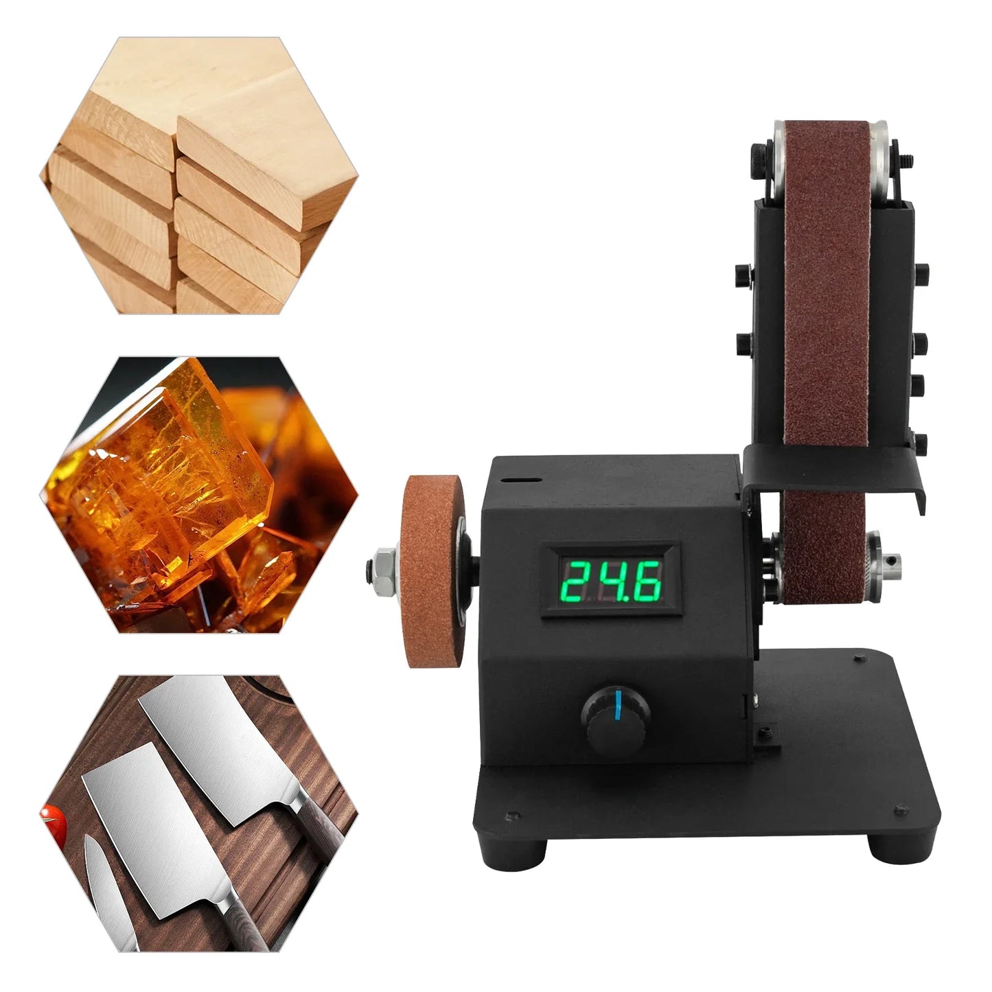 Mini Belt Sander 350W Compact 110V 220V DIY Projects