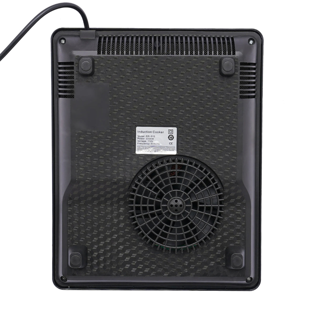 750W Portable Induction Cooktop With Touch Panel And Digital Display