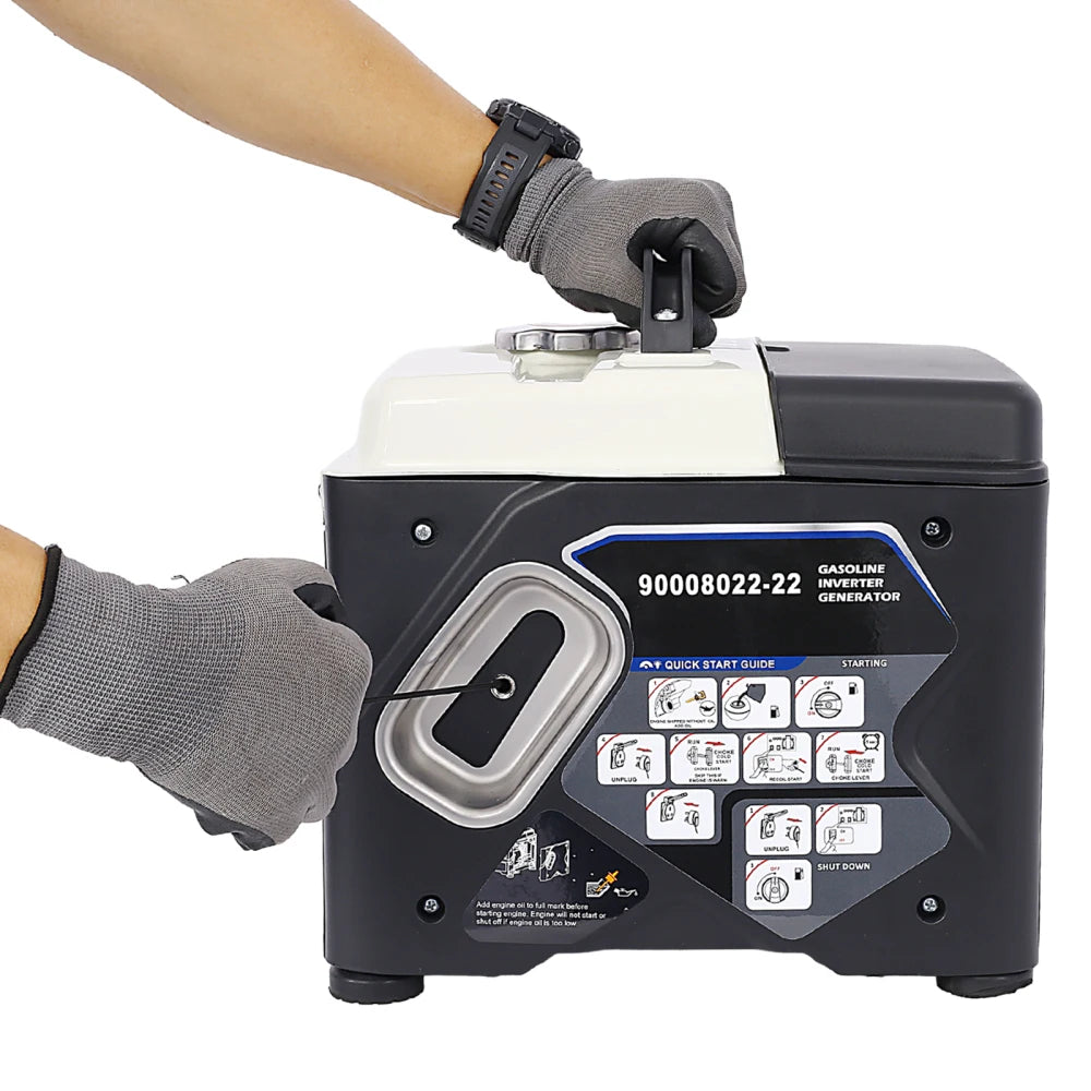 Portable Inverter Generator 1200W Ultra Quiet EPA Compliant Eco Mode