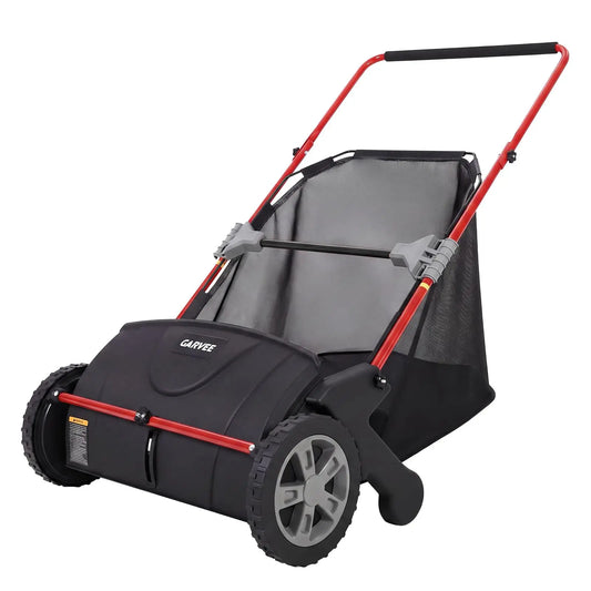 Studyset Manual Push Lawn Sweeper 4 Brushes Large Collector