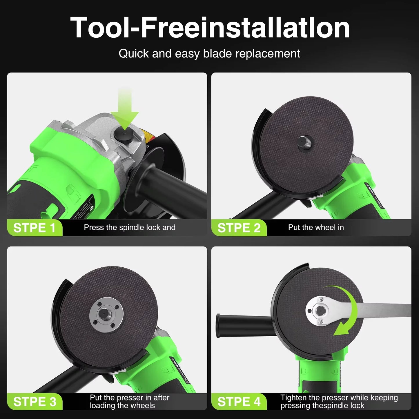 Taskstar Cordless Jig Saw And Brushless Angle Grinder Tool Set