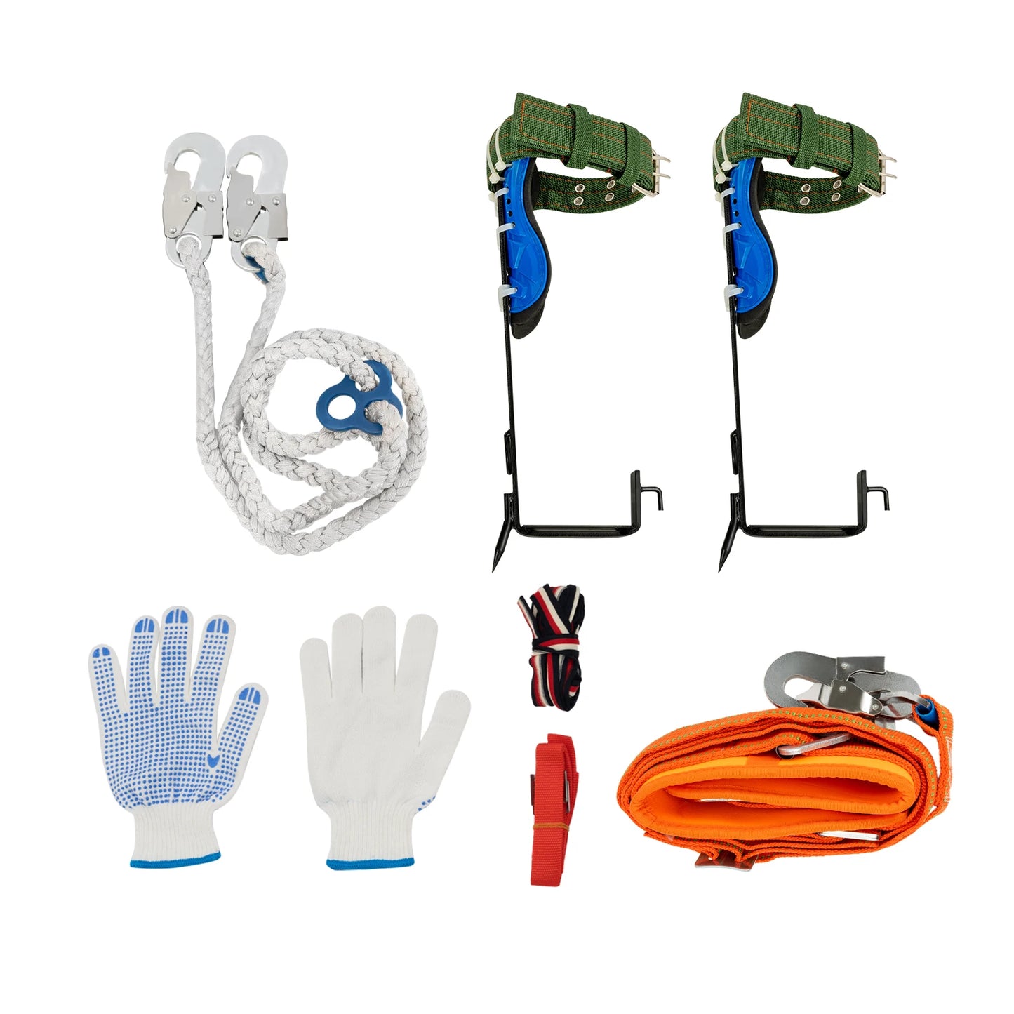 Tree Climbing Kit With Safety Belt And Carbon Steel Pedal